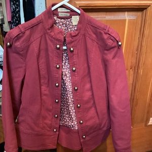 Maroon jacket size small